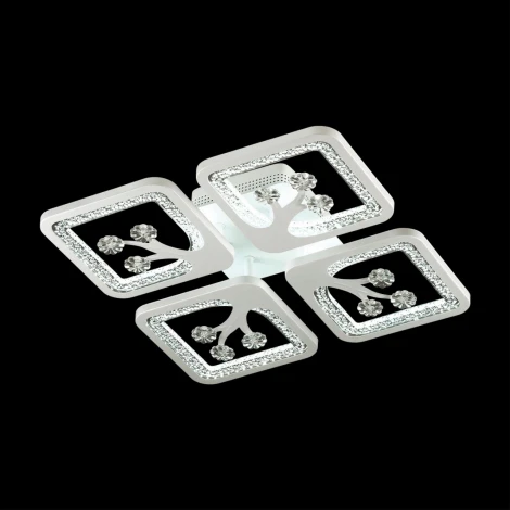 Люстра потолочная с пультом ДУ Foster 5205/64CL белый LED 64W 3000-6000