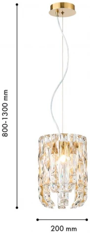 Подвесная люстра хрустальная Favourite Infinity 4721-4P