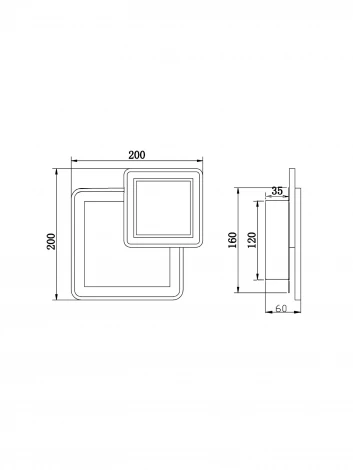 Настенный светильник светодиодный Freya Siala 02 FR10027WL-L13W