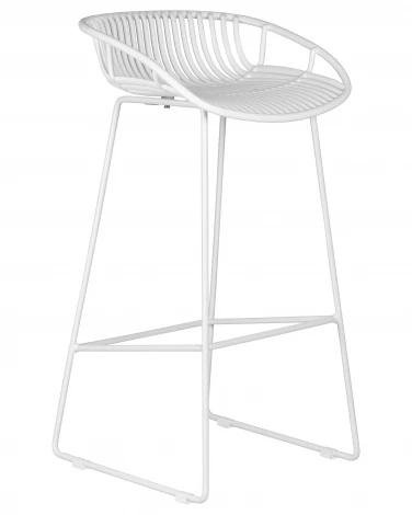 Стул барный DOBRIN FRANK (белый) 775APP-LMZL FRANK, цвет белый