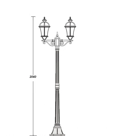Наземный фонарь Oasis Light 95208L A Bl (220V, IP44)