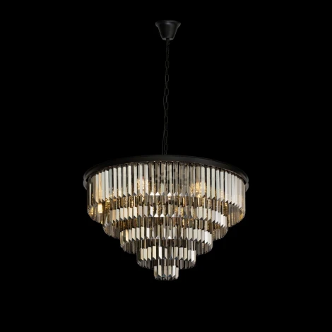 Подвесная люстра каскадная Loft IT Prism 10018/800C (220V, хрусталь, на цепи)