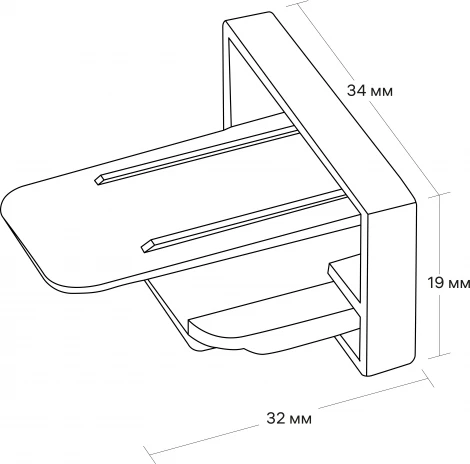 Заглушка для шинопровода, пластик, черный Ritter Artline 23120 6