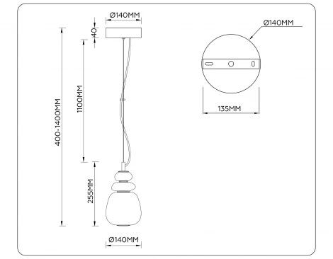 Подвесной светильник светодиодный Ambrella High Light LH53161