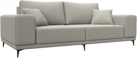 Диван прямой Льюес (Бежевый/Рогожка) Лига Диванов арт.122671