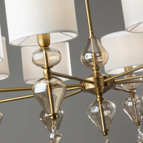 Потолочная люстра на штанге Freya Raise FR5369CL-08BS (220V)