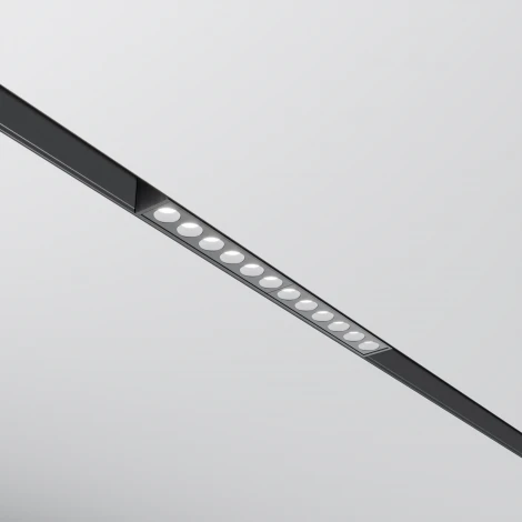Трековый светильник магнитный светодиодный Voltega Exilight VGL031-2-12W3K-B 12Вт LED 48V