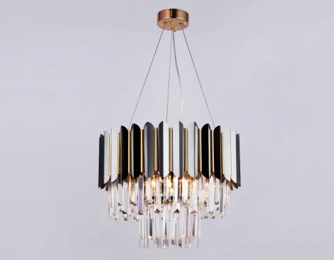 Подвесная люстра Ambrella TRADITIONAL TR5297 (220V, хрусталь, на тросе, круглые)