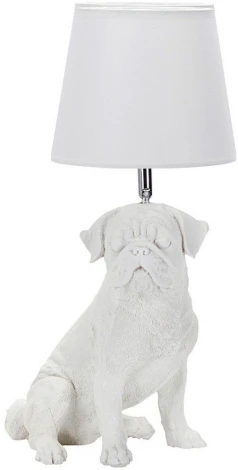 Интерьерная настольная лампа Omnilux Banari OML-16314-01 (220V, выключатель, собака)