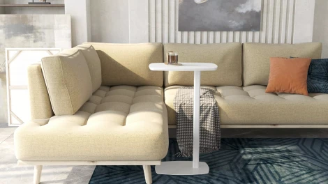 Придиванный стол Калифорния ДЕЙ колор Белый