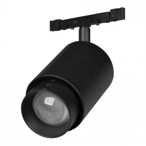 Трековый светильник MAG-MICROCOSM-SPOT-ZOOM-R59-12W Day4000 (BK, 20-60 deg, 24V) (Arlight, IP20 Металл) 052085