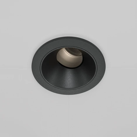 Встраиваемый светильник под гипсокартон Wise 4000K 7W Maytoni DL057-7W4K-B (LED, 220V, круглые)