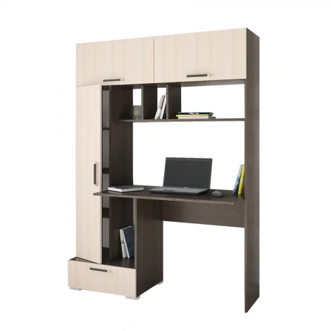 Стол компьютерный ТЭКС Квартет-11, венге