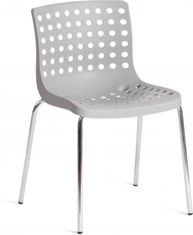 Обеденный стул Tetchair SKALBERG (Металл,Пластик/Cерый) 19259