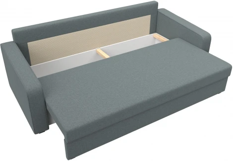 Диван прямой Лига-009 (Серый/Рогожка) Лига Диванов арт.124153