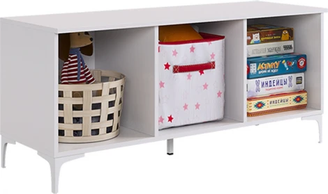 Зефир Тумба 115.01 Mebelson (ЛДСП,МДФ,Металл/Светлое дерево,Розовый) арт.UL.115-M.103.01.3095