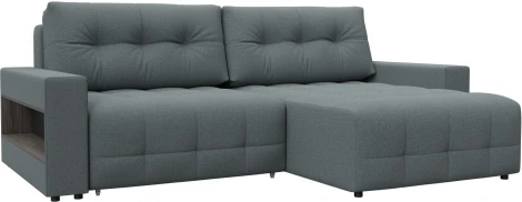 Диван угловой с полками Лига-053 НПБ Лига Диванов (Рогожка) арт.128932