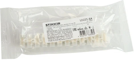 Клемма винтовая 12 пар Stekker 39892