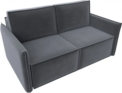 Диван прямой Либерти мини (Серый/Велюр) Лига Диванов арт.121898