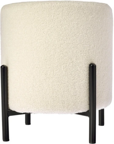 Стул-пуф Bradex Home Otis белый, искусственный мех (RF 0660)