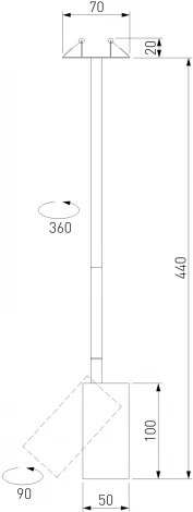 Встраиваемый светильник 8W белый Elektrostandard Drop 50242 LED (220V, круглые)