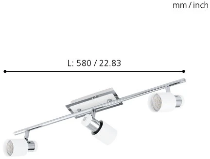 Спот на штанге Eglo Davida 92086 (220V, круглые)