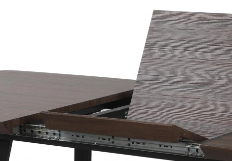 Стол Stockholm раскладной 120-160х80х75см, серый дуб