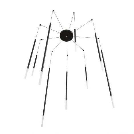 Люстра подвесная Lumion Stick 8400/27L черный/белый, металл/акрил LED 9*3W 3000K 220V