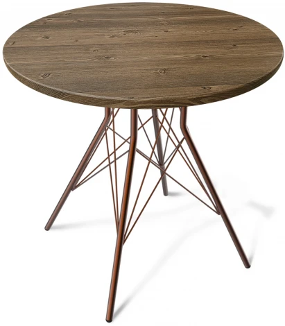 Стол SHT-TU2-1/70 МДФ медный/орех светлый Sheffilton SHT-TU2-1 6691686901