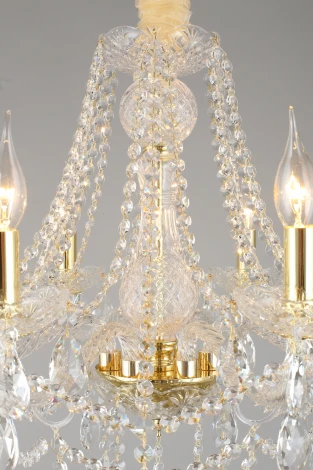 Подвесная люстра Aployt Koletta APL.755.13.06 (220V, хрусталь, на цепи, свеча)
