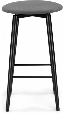 Полубарный стул Гангток крутящийся (Гангток крутящийся графит / черный матовый) Woodville арт.578583