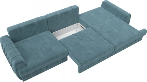 Диван прямой Лига-057 НПБ Лонг Лига Диванов (Велюр) арт.129240