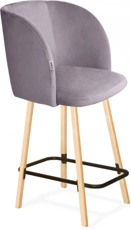 Стул полубарный SHT-ST33/S94-1 сиреневая орхидея/прозр.лак/черн.муар Sheffilton 9034674601