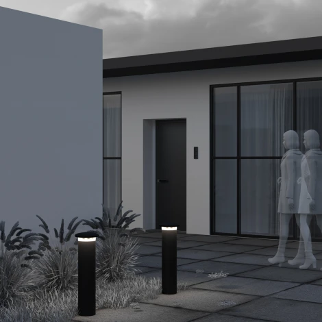 Наземный уличный светильник Maytoni Grip O460FL-L10GF3K1 (LED, 220V, круглые)