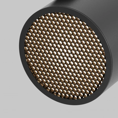 Трековый светильник однофазный, 12W 220V Maytoni Glare TR225-1-GX53-B (круглые)