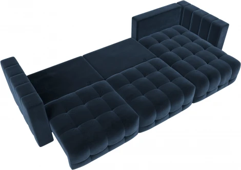 Диван угловой Лига-052 НПБ Лонг угол универсальный Лига Диванов (Велюр) арт.128820