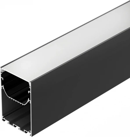Профиль LINE-S-5075-2000 BLACK (Arlight, Алюминий) 041847