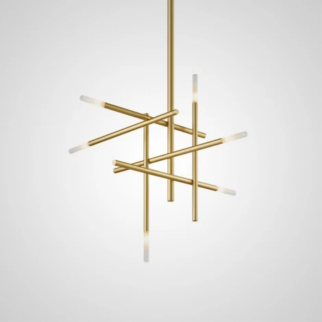 Люстра на штанге Traverse H90 Gold ImperiumLoft Traverse01 (141096-26) (220V)