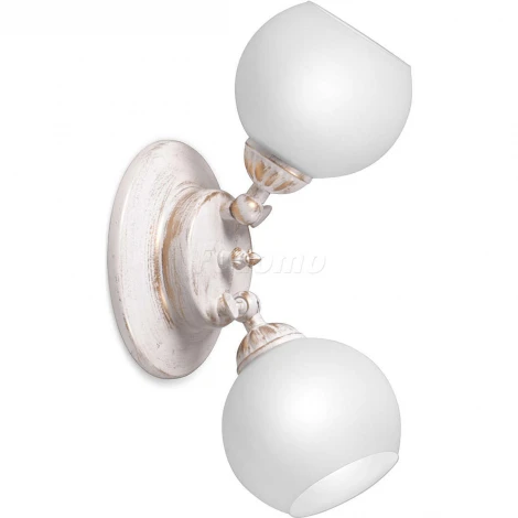 Спот Day&Night, 2 плафона, белый с золотом