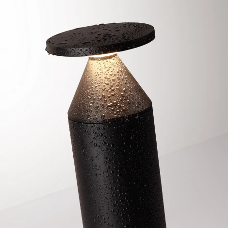 Наземный уличный светильник Odeon Light Coil 7119/12GL черный/металл IP65 LED 12W 669Лм 3000K 120° 220V