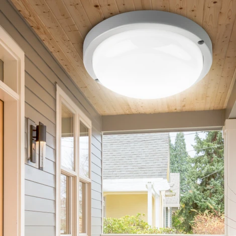 Настенно-потолочный светильник светодиодный с датчиком движения ЭРА SPB-201-1-65K-012