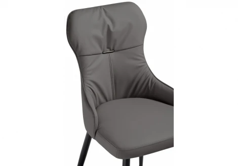 Стул Woodville на металлокаркасе Neli gray / black 15215