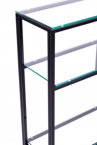 Консольный стол AllConsoles 1012-CB clear черный муар