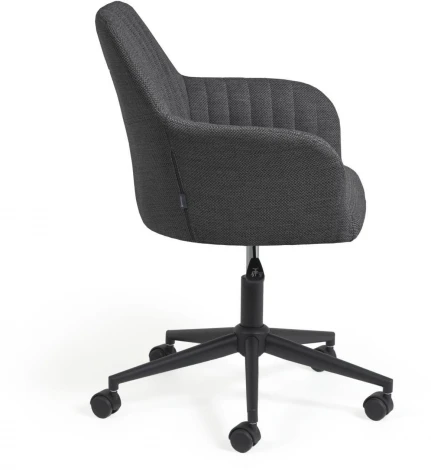 Обеденный стул La Forma (ex Julia Grup) Madina (Серый/ Металл,Пластик,Полипропилен,Пена,Сталь)