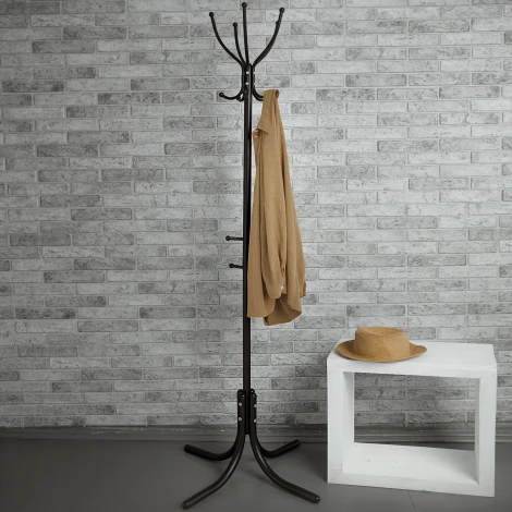 Вешалка напольная М 10 черный от фабрики Mebelik