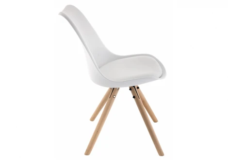 Обеденный стул Woodville Bonito белый 11326