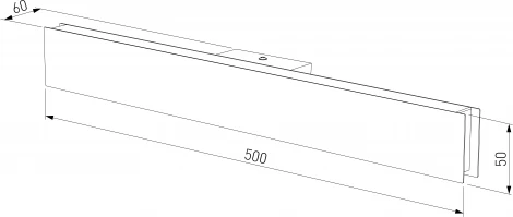 Настенный светильник линейный светодиодный Elektrostandard LINE MRL LED 1127 a063013