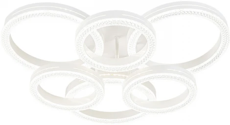 Потолочная люстра Escada Fianit 10282/6LED 115Вт, металл/акрил, белый/прозрачный