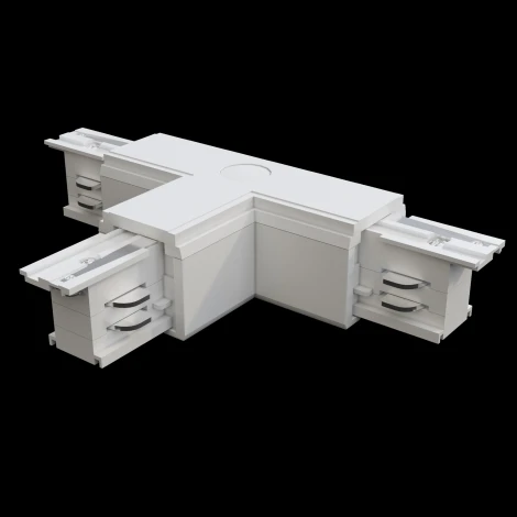 Коннектор Т-образный правый Trinity белый (трехфазный) Maytoni Technical TRA005CT-31W-R (220V)