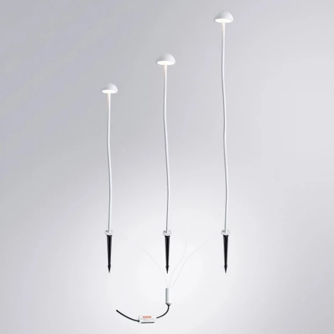 Грунтовый светильник светодиодный в форме гриба IP65 Arte Lamp Motus A1081PA-3WH